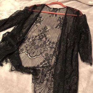 Black Lace kimono